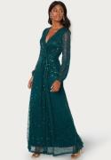 AngelEye Long Sleeve Sequin Dress Emerald M (UK12)