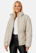 BUBBLEROOM Rahima Drawstring Waist Puffer Jacket Grey-beige 38