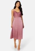 Bubbleroom Occasion Marion Waterfall Midi dress Old rose 34