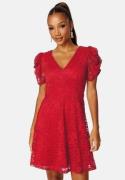 BUBBLEROOM Mirjam Lace Dress Red 36