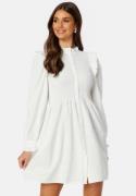 ONLY Aspen L/S Smock Dress Bright White L