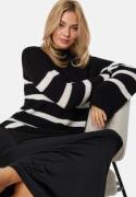 BUBBLEROOM Remy Striped Sweater Black / Striped 2XL