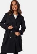 Happy Holly Pamela Trench Coat Black 48/50