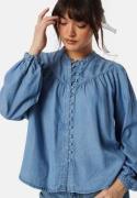 ONLY Onlaverie LS denim blouse Medium Blue Denim L