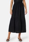 BUBBLEROOM Maxi Cotton Skirt Black XL