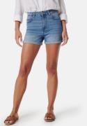 Pieces Pcpeggy MW Shorts Light Blue Denim XL