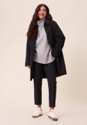 Happy Holly Straight Wool Blend Coat Black 32/34