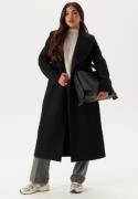 BUBBLEROOM Shawl Collar Coat Black M