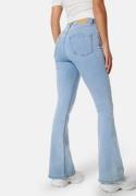 BUBBLEROOM Tove High Waist Flared Superstretch Bleached denim 36