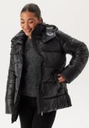 BUBBLEROOM Semi Shiny Padded Jacket Black L