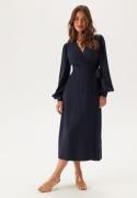 BUBBLEROOM Wrap Dress Navy 36