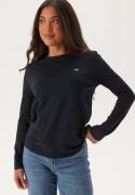 GANT Reg Shield Ls T-shirt Black XS