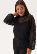 VILA Viglaze L/S TOP/R TOP/R TOP/R  Black Beauty XS