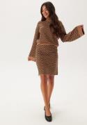 VILA Vilina Hw Skater Skirt Tigers Eye XS