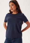 GANT Reg Script Ss T-shirt Evening Blue S