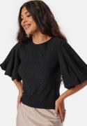 BUBBLEROOM Volume Sleeve Blouse Black M