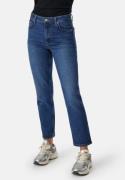 GANT Straight Cropped Jeans Dark Blue Broken In 28