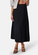 BUBBLEROOM Bubble Hem Midi Skirt Black M