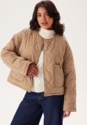 VILA Visibiria L/S POCKET JACKET PO Savannah Tan 36