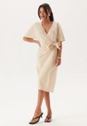 Happy Holly Soft Kimono Sleeve Dress Light beige 44/46