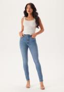 BUBBLEROOM High Full length Superstretch Jeans Light blue 38