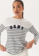 GANT Reg Breton Boat Neck T-shirt Evening Blue XL