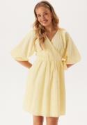 SELECTED FEMME Slfhannah 2/4 Short Wrap Broderi Dress Pastel Yellow 42