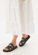 Steve Madden Missile-s Sandal Blackw/ STUDS 39