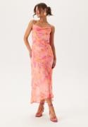 VERO MODA Vmsmilla Sl 7/8 WATERFALL DRES Crystal Pink Aop:anja S