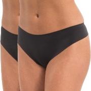 Magic Trosor 2P Dream Invisibles Thong Svart X-Large Dam