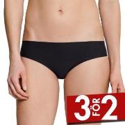 Schiesser Trosor Invisible Cotton Brief Svart 36 Dam