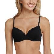 Schiesser BH Pure Cotton Underwire Bra Svart bomull B 80 Dam