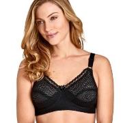 Miss Mary Cotton Dots Soft Bra BH Svart B 90 Dam