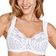 Miss Mary Jacquard And Lace Underwire Bra BH Vit E 105 Dam