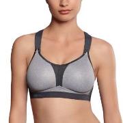 Anita BH Active Racerback Sports Bra Gråmelerad B 75 Dam