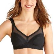 Swegmark BH Net Faitrade Cotton Soft Bra Svart ekologisk bomull C 85 D...