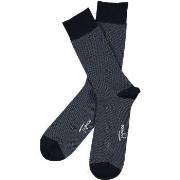 Topeco Strumpor Men Sock Mercerized Cotton Dots Marin Strl 41/45 Herr