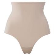 Trofe Shaping High Waist Thong Trosor Beige X-Large Dam