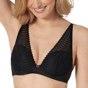 Triumph BH Aura Spotlight Plunge Bra Svart C 85 Dam