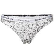 Calvin Klein Trosor Carousel Bikini Vit/Svart bomull X-Small Dam