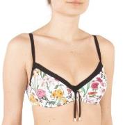 Chantelle Flowers Underwire Bikini Bra Vit m Blommor E 80 Dam