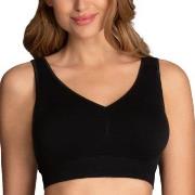 Anita BH Lotta Bralette Svart nylon XX-Large Dam