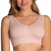 Anita BH Lotta Bralette Ljusrosa nylon XX-Large Dam