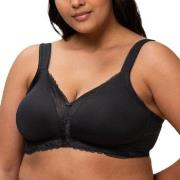 Triumph BH Modern Lace Cotton Soft Bra Svart C 85 Dam