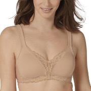 Triumph BH Modern Lace Cotton Soft Bra Beige B 75 Dam