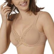 Triumph BH Modern Lace Cotton Underwire Bra Beige B 90 Dam