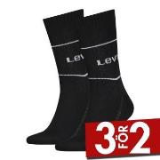 Levis Strumpor 2P Organic Cotton Sock Svart Strl 35/38