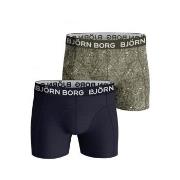 Björn Borg Kalsonger 2P Cotton Stretch Shorts 2112 Grön bomull Large H...
