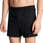 Calida Kalsonger Cotton Code Boxer Shorts With Fly Svart bomull X-Larg...