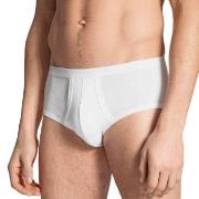 Calida Kalsonger Twisted Cotton Midi Vit bomull Small Herr